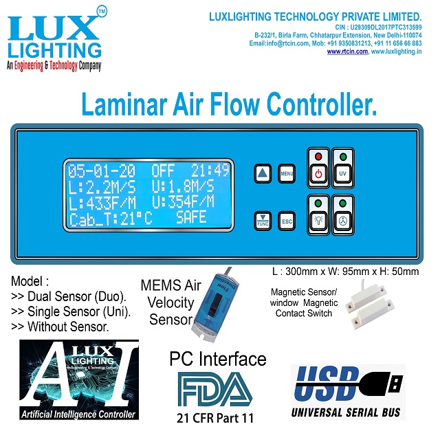Laminar Air Flow Controller 2021